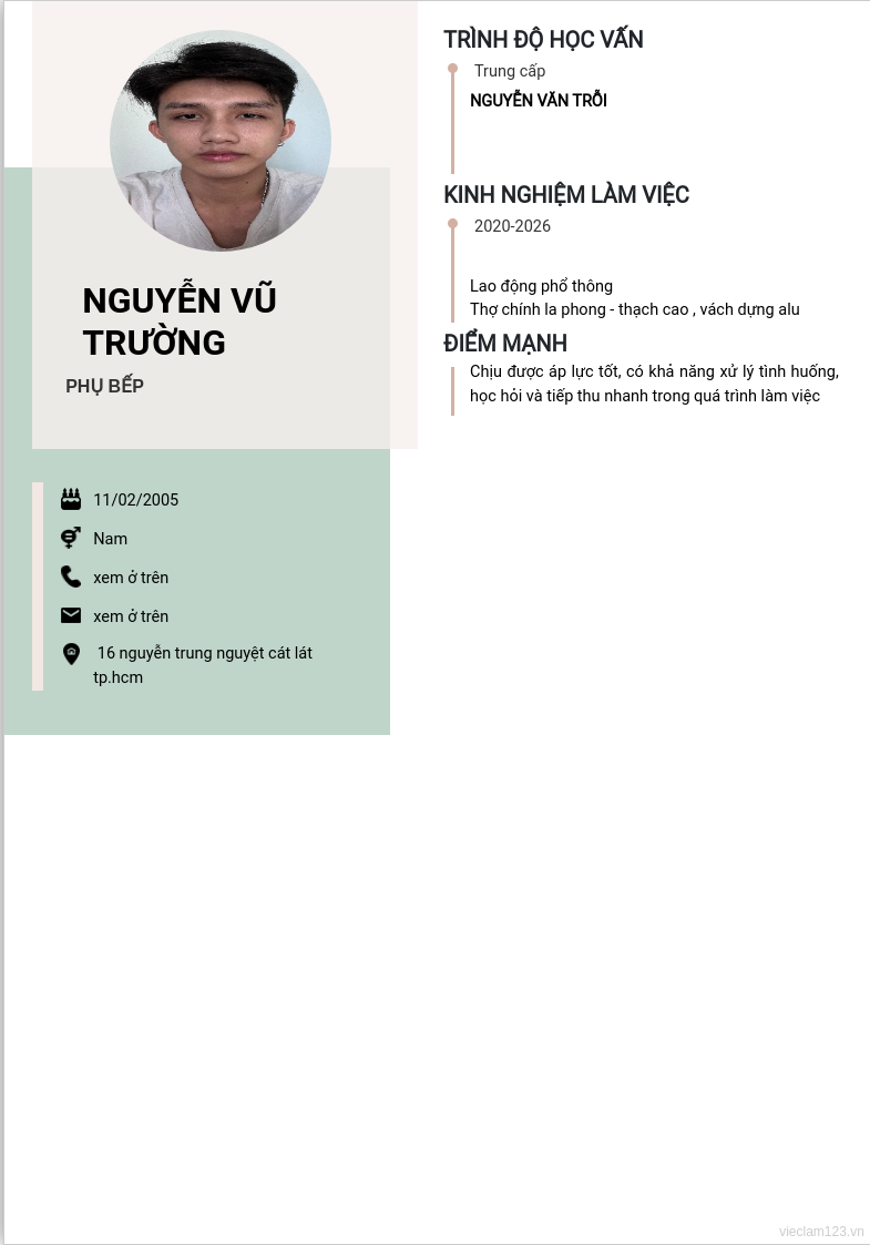ảnh cv