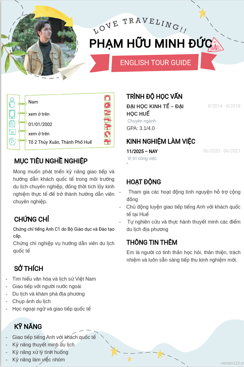 ảnh cv