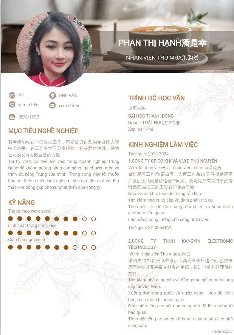 ảnh cv