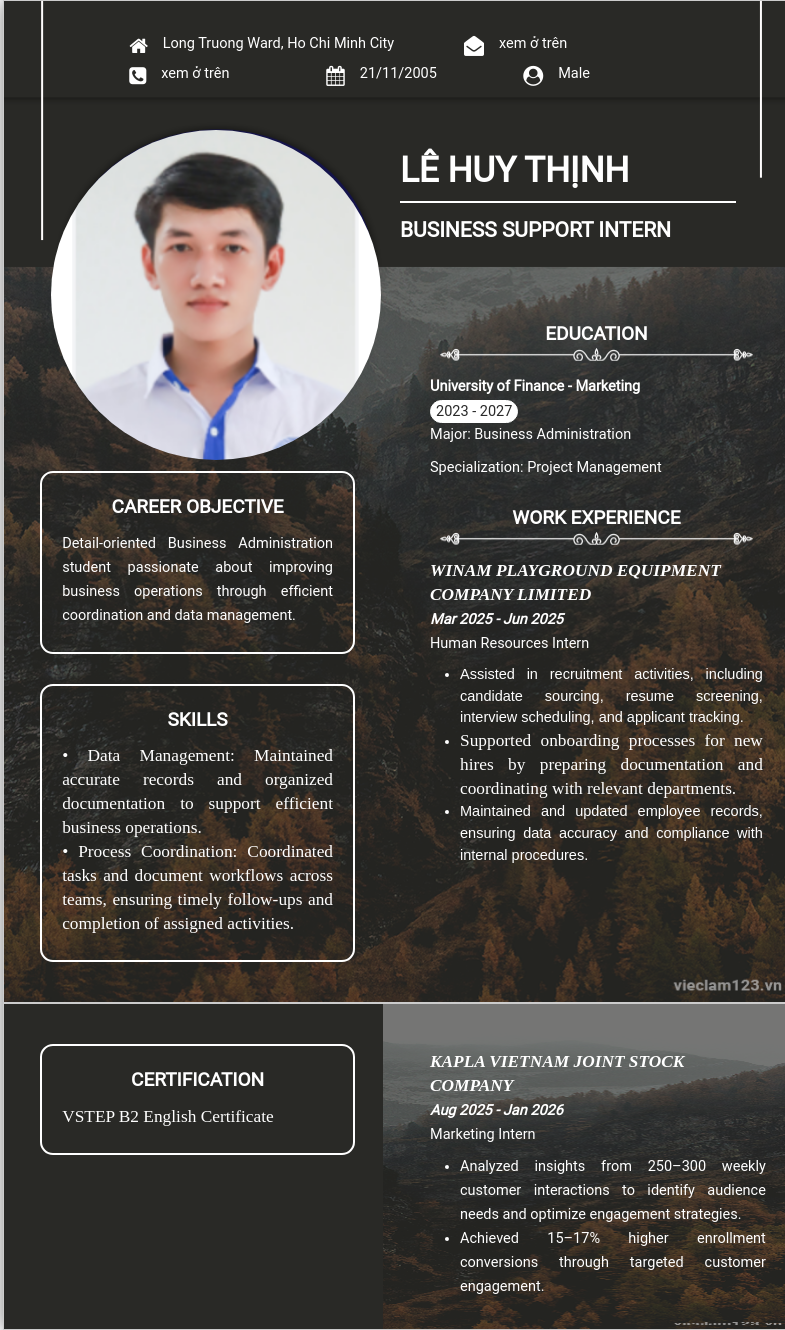 ảnh cv