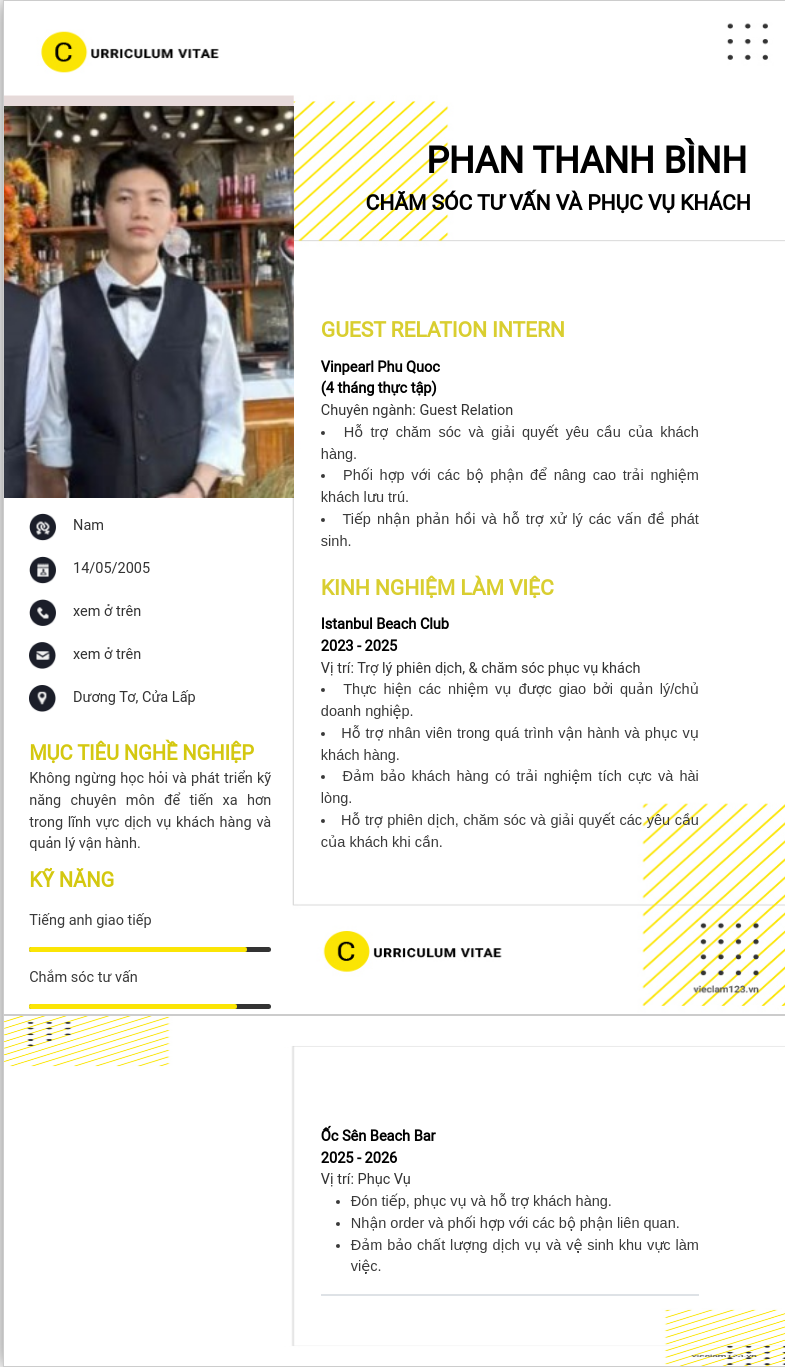 ảnh cv