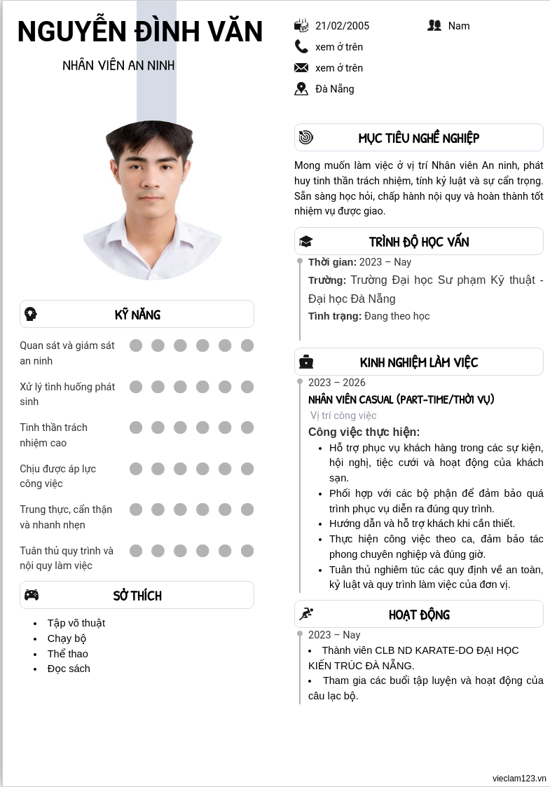 ảnh cv