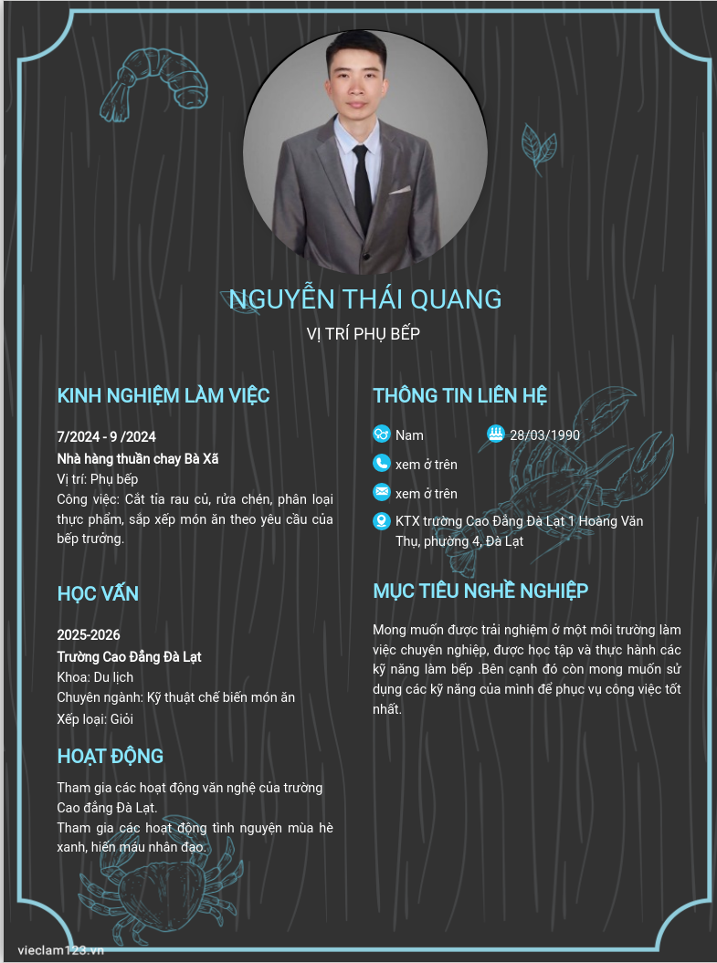 ảnh cv