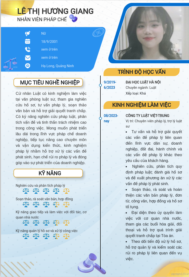 ảnh cv