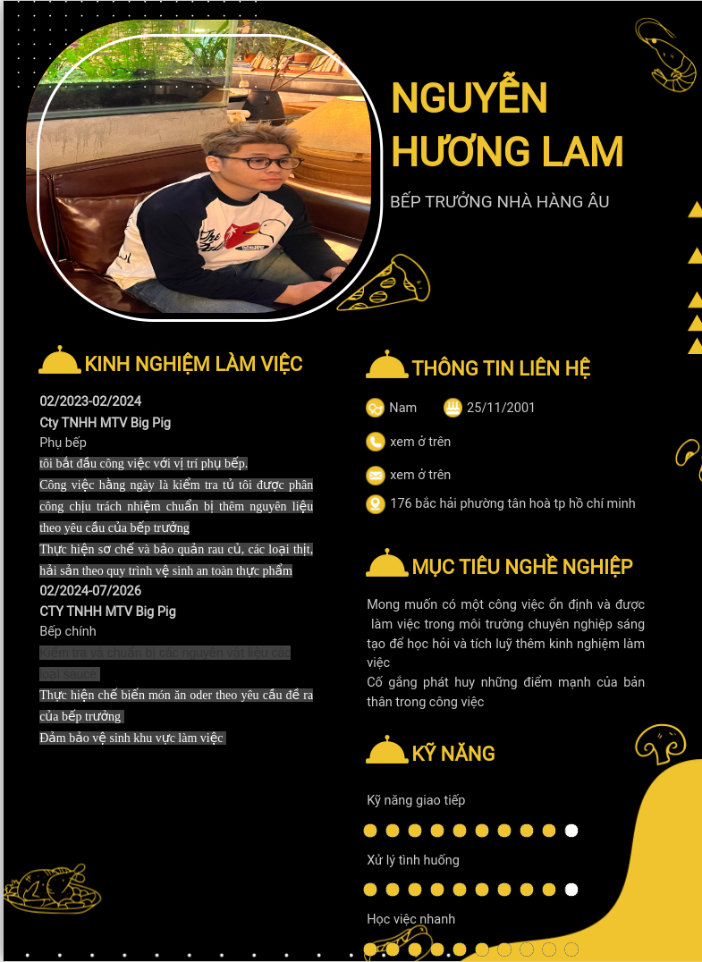 ảnh cv