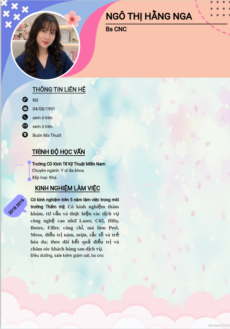 ảnh cv