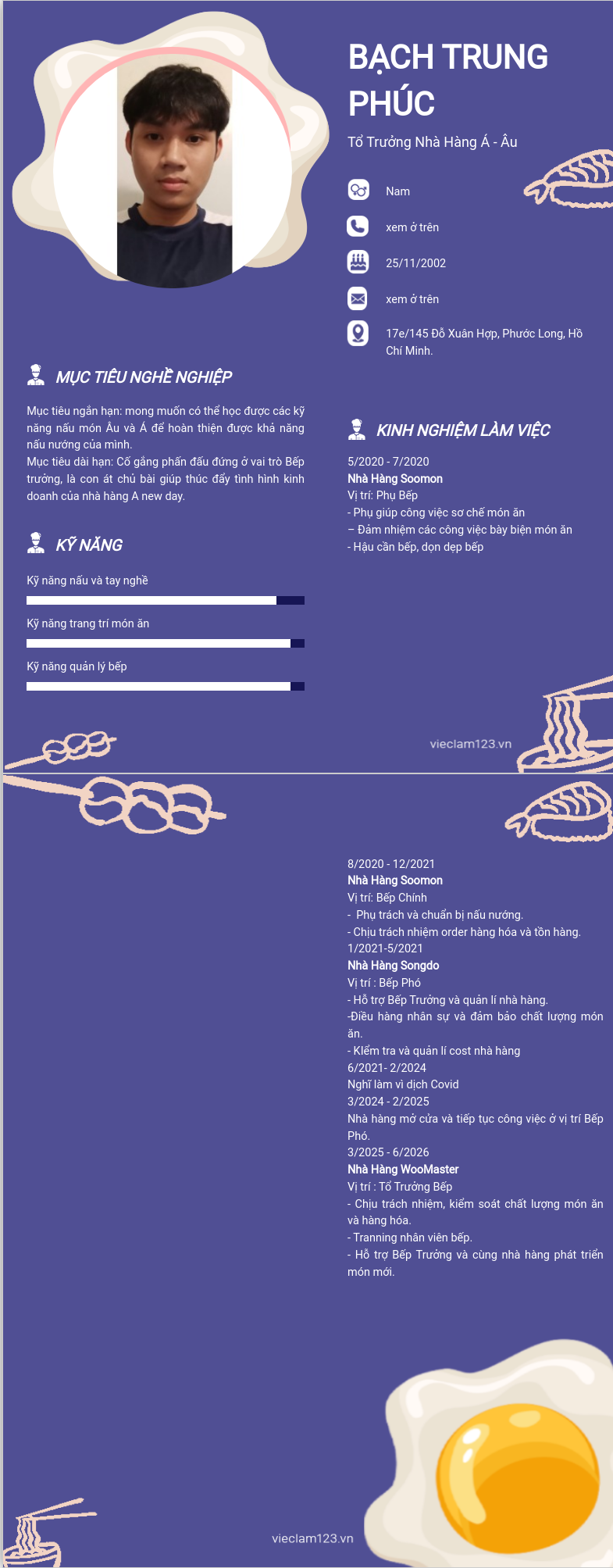 ảnh cv