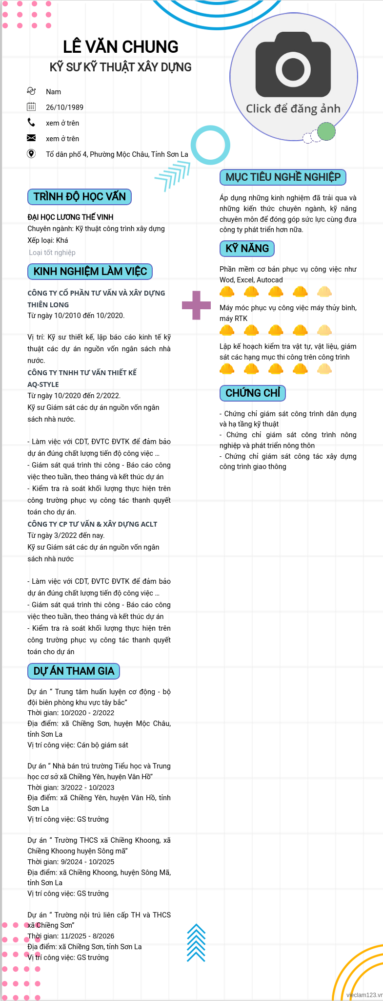 ảnh cv
