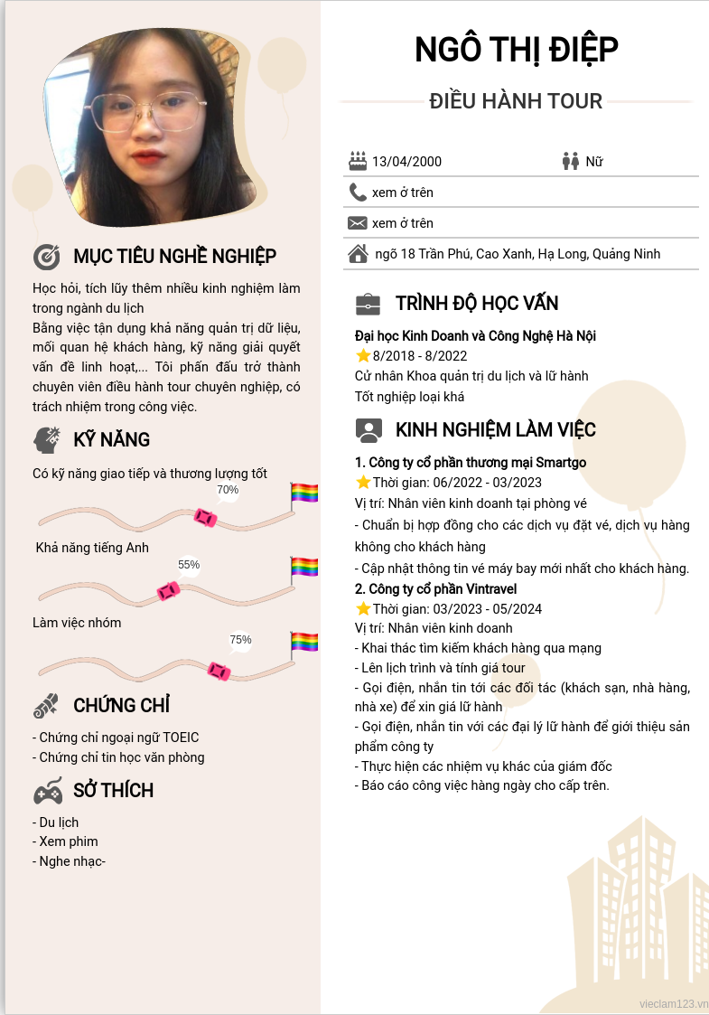 ảnh cv