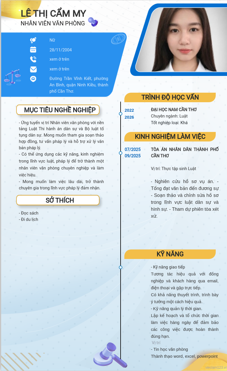 ảnh cv