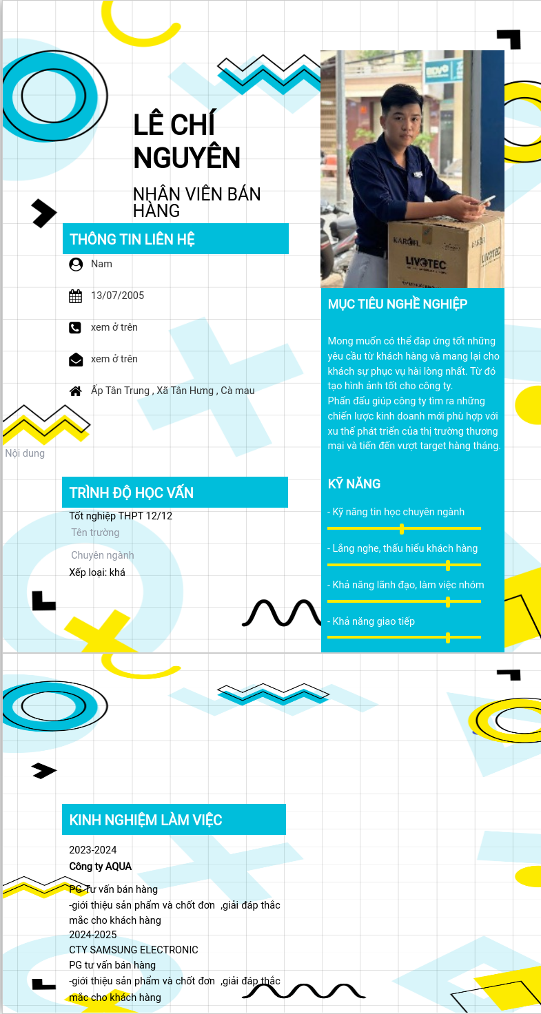 ảnh cv