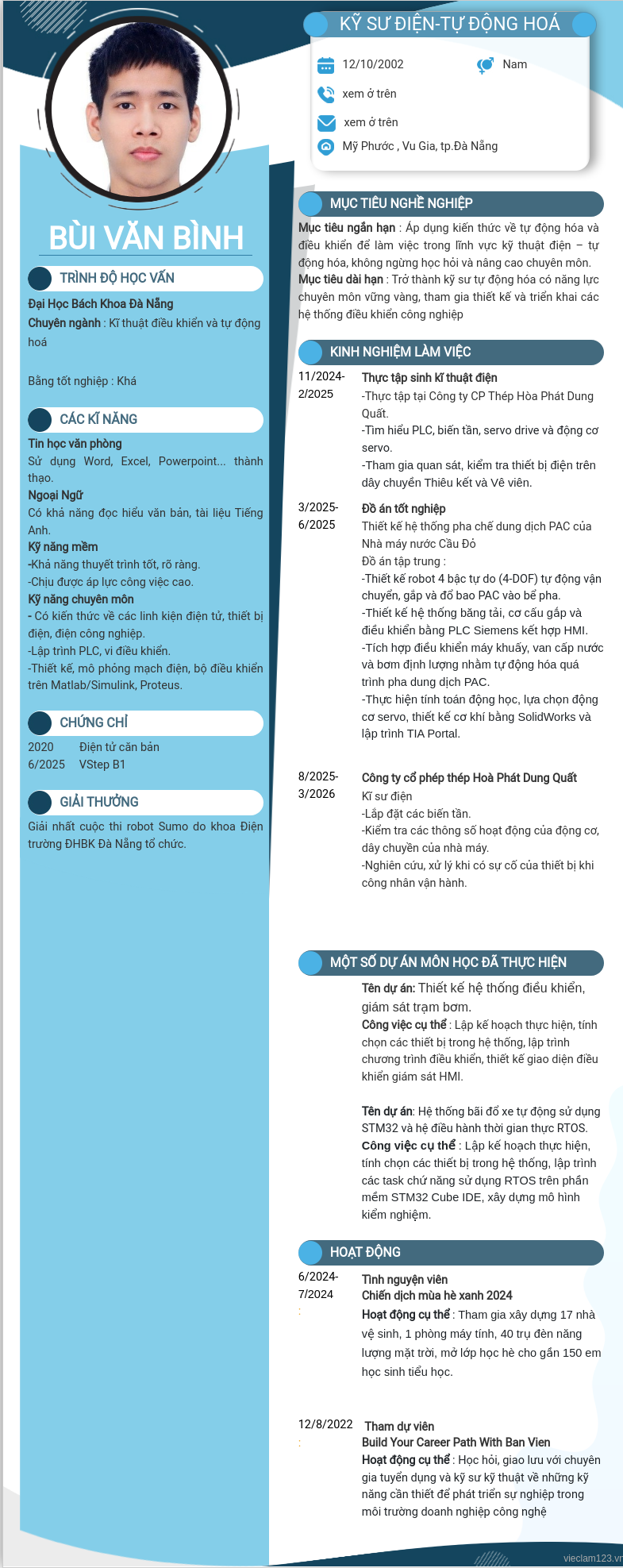 ảnh cv