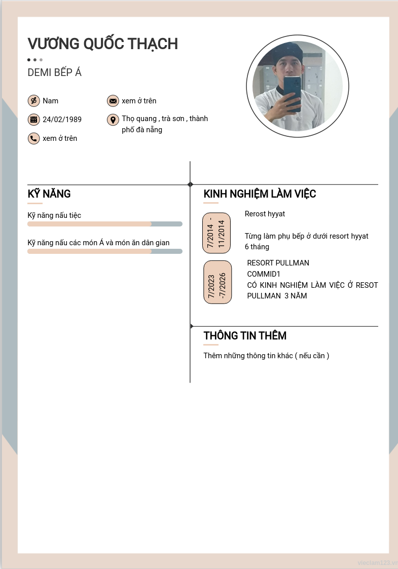 ảnh cv