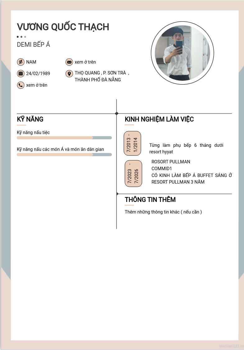 ảnh cv