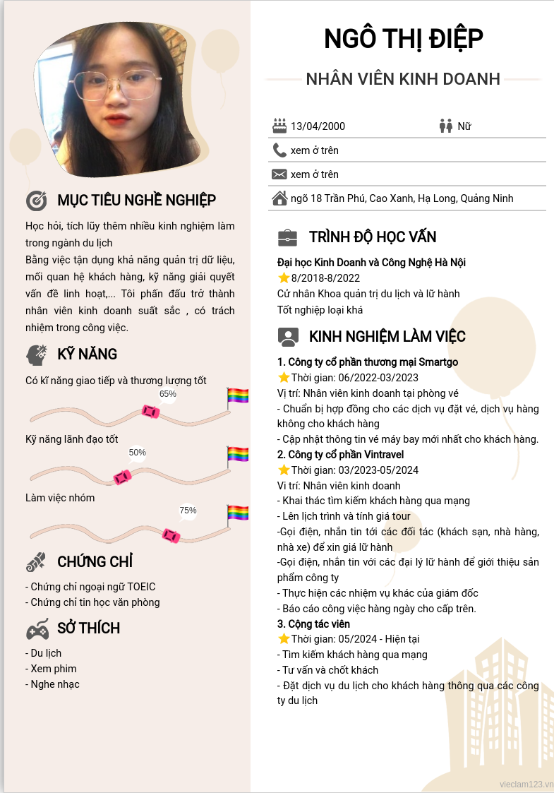 ảnh cv