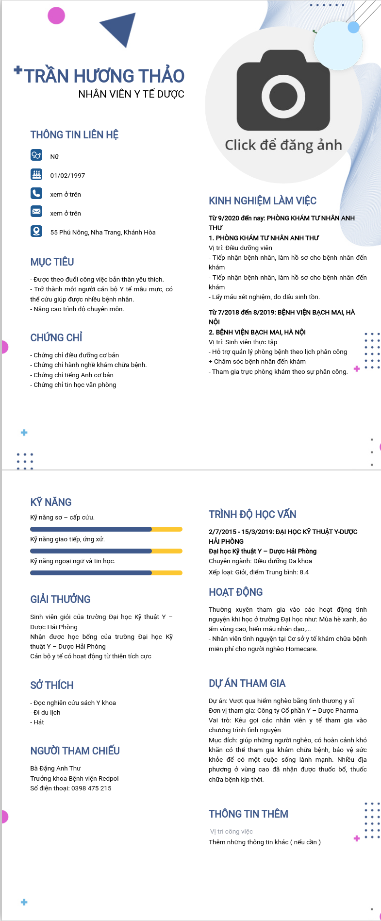 ảnh cv