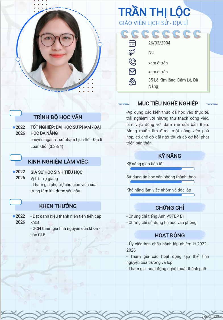 ảnh cv