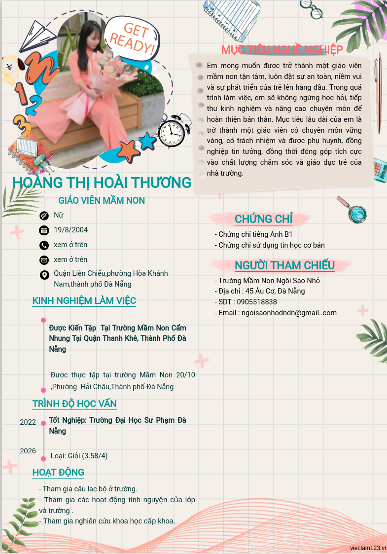 ảnh cv
