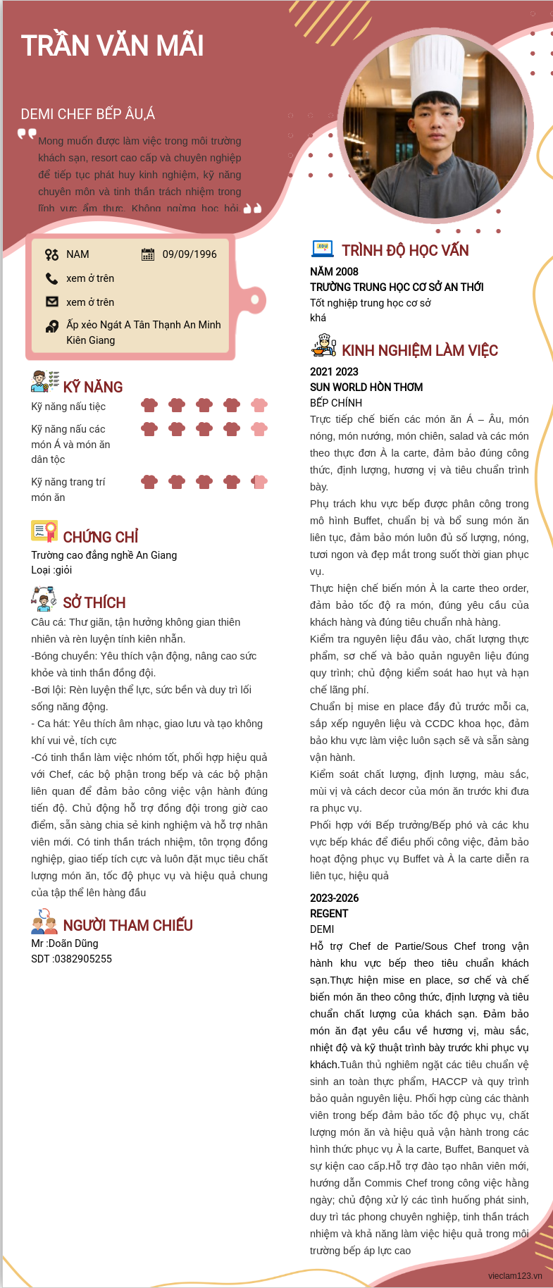 ảnh cv