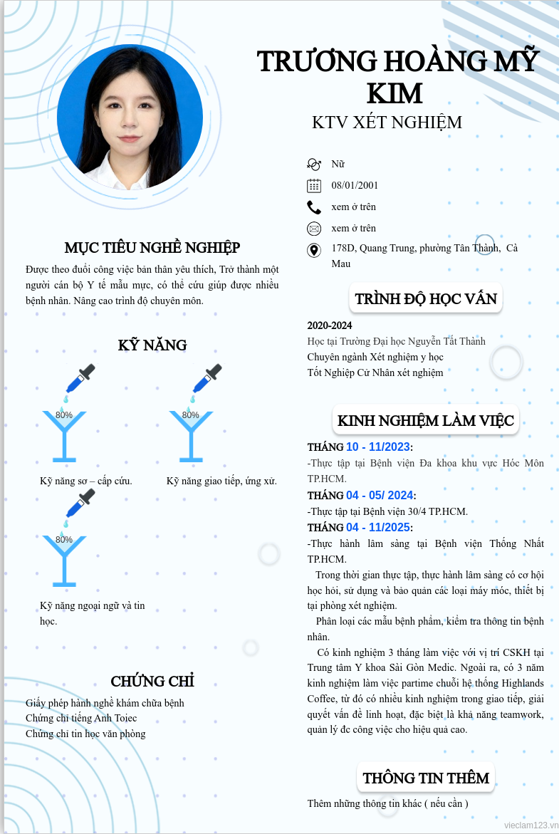 ảnh cv