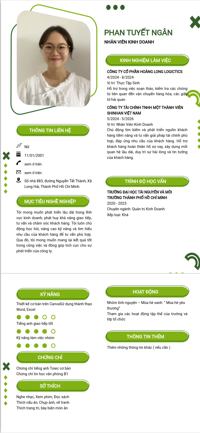 ảnh cv