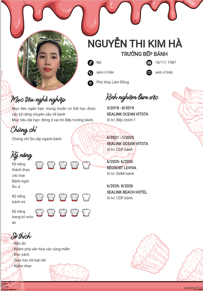 ảnh cv