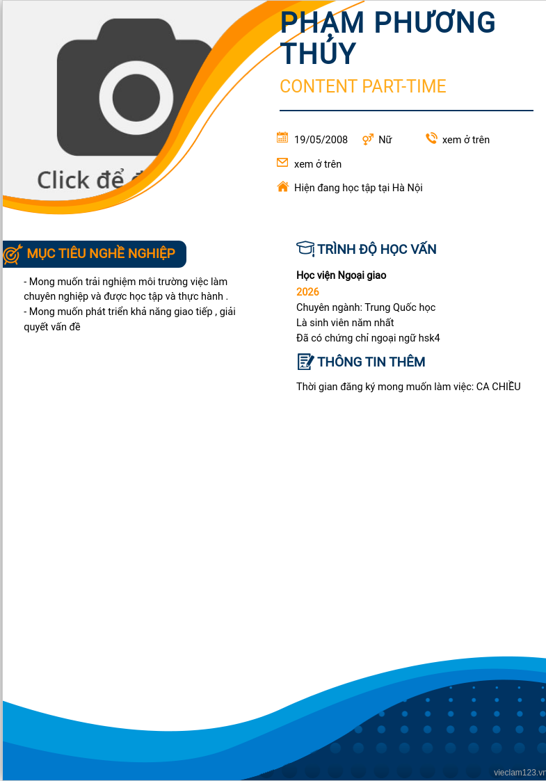 ảnh cv