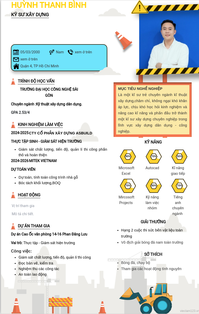 ảnh cv