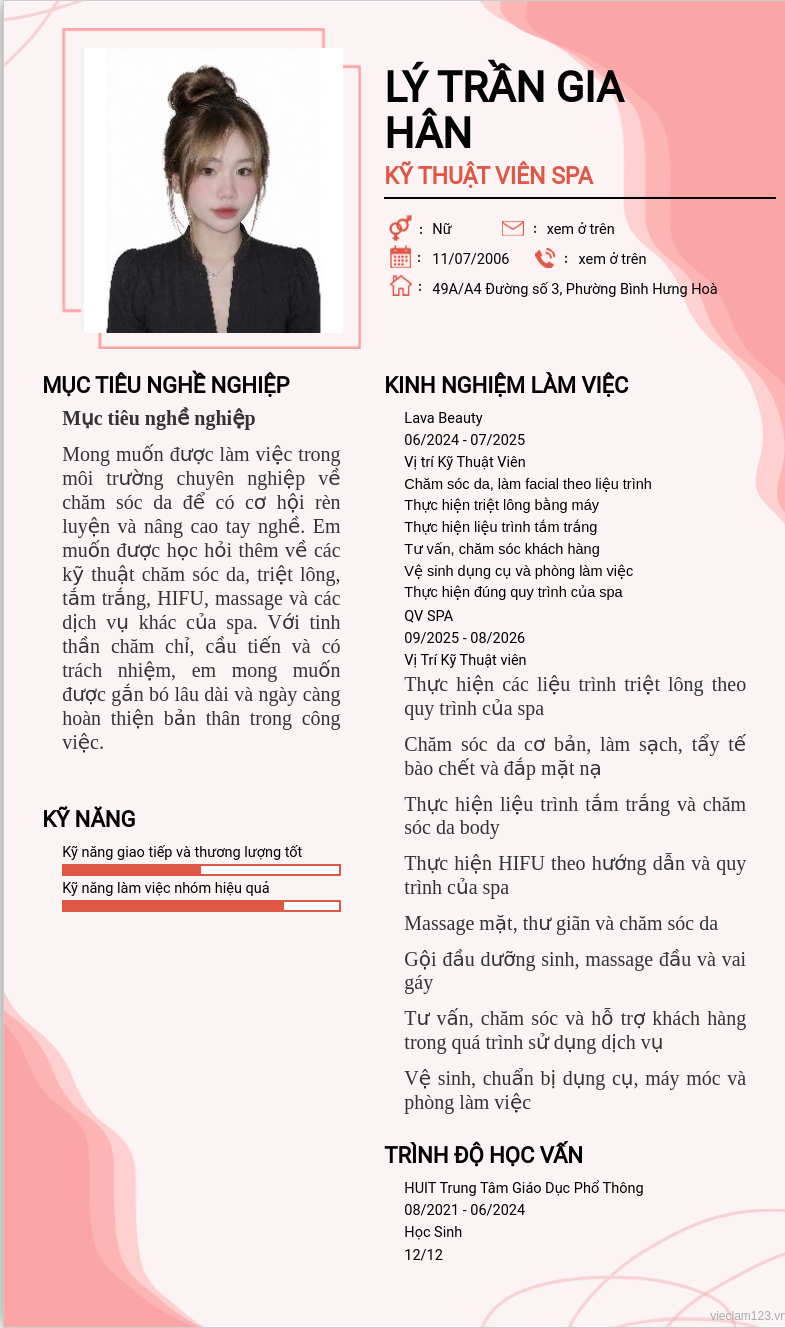 ảnh cv