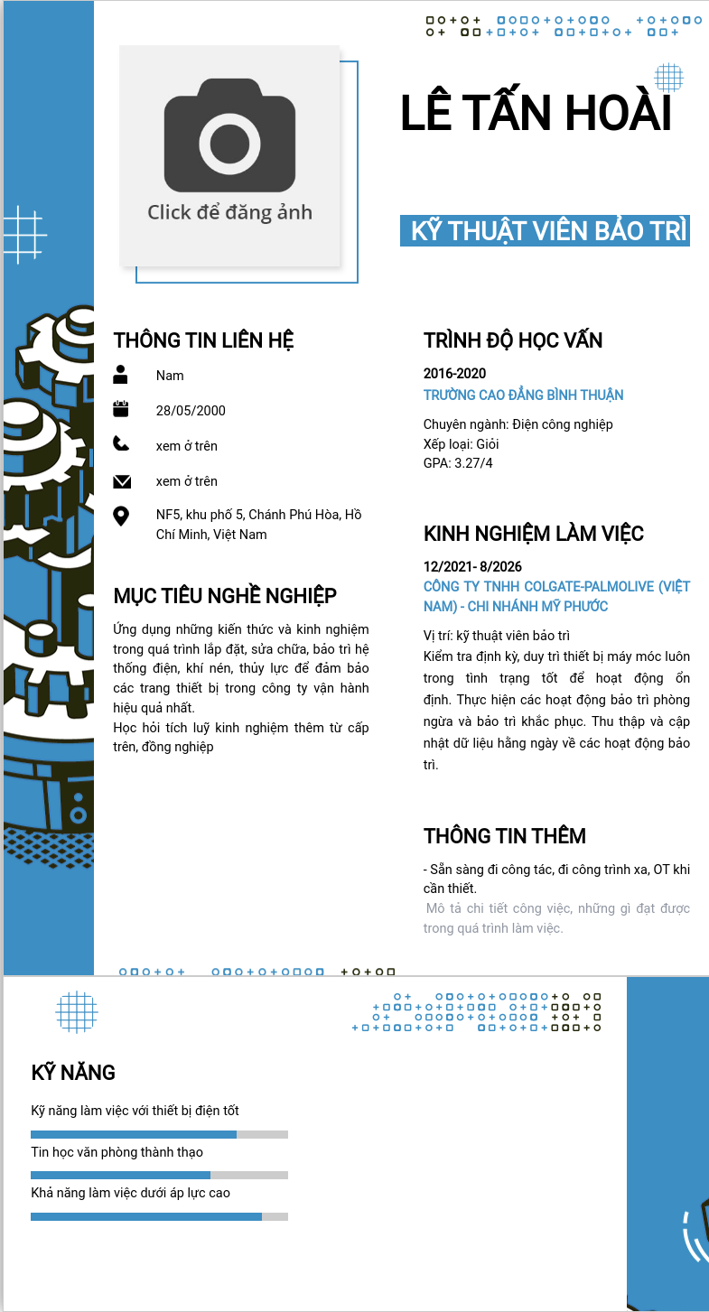 ảnh cv