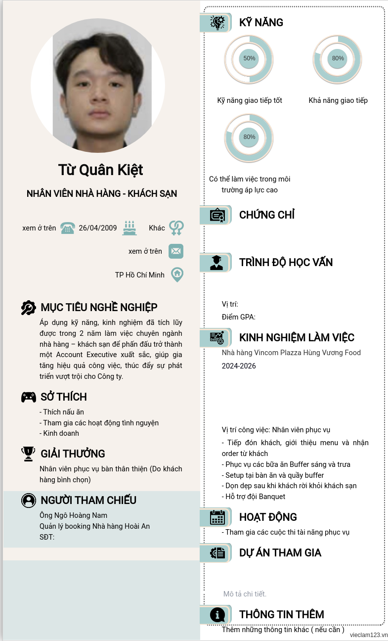 ảnh cv