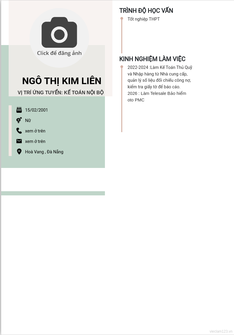 ảnh cv