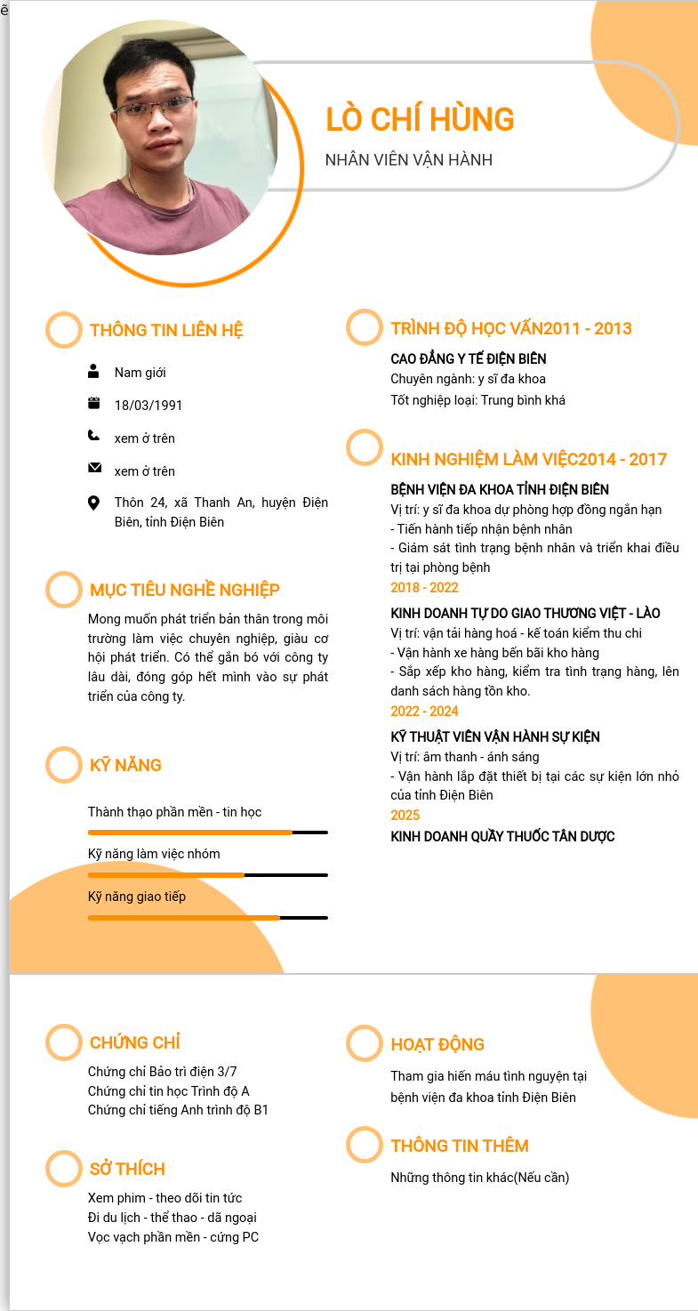 ảnh cv