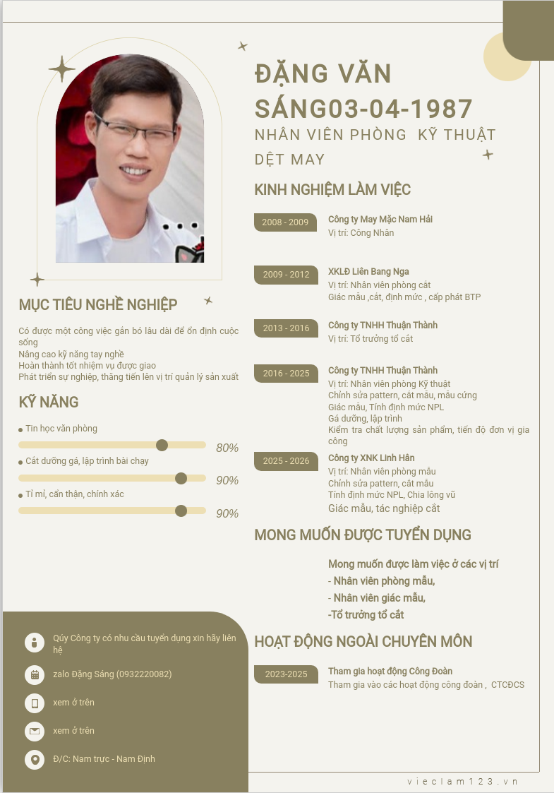 ảnh cv
