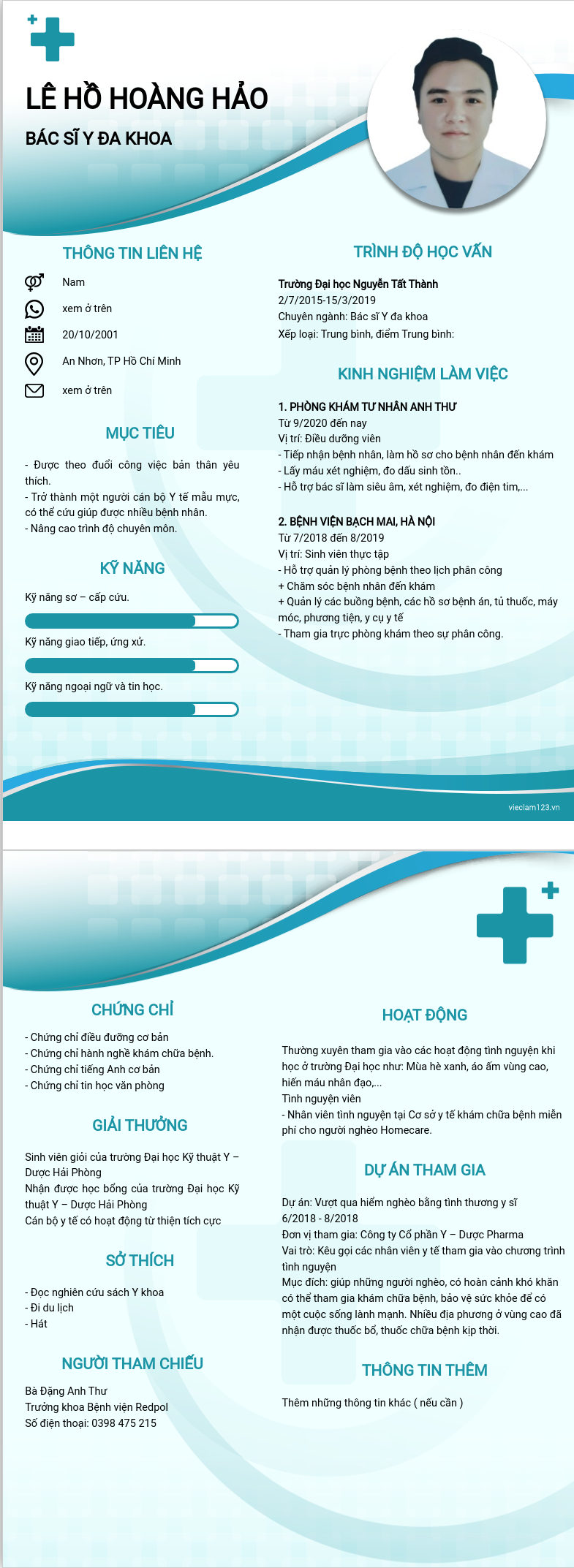 ảnh cv