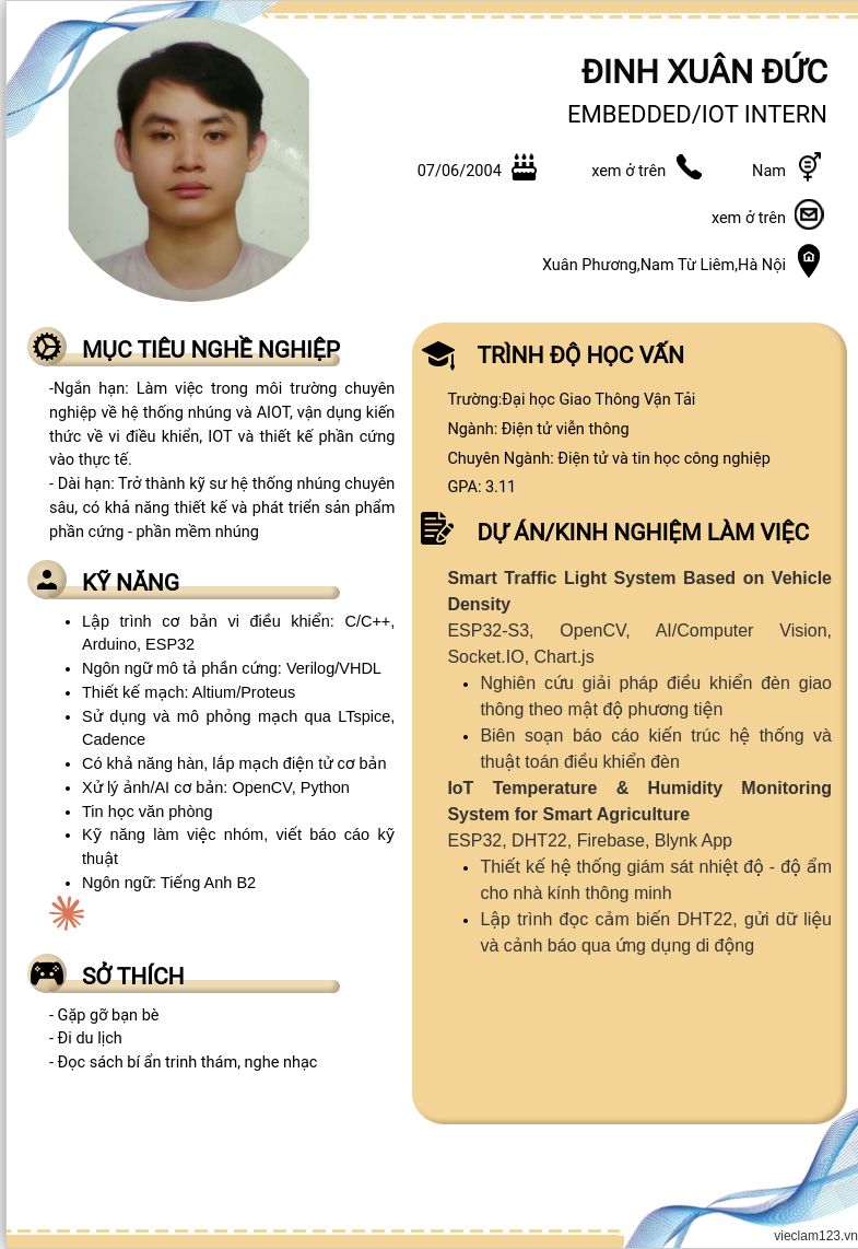 ảnh cv