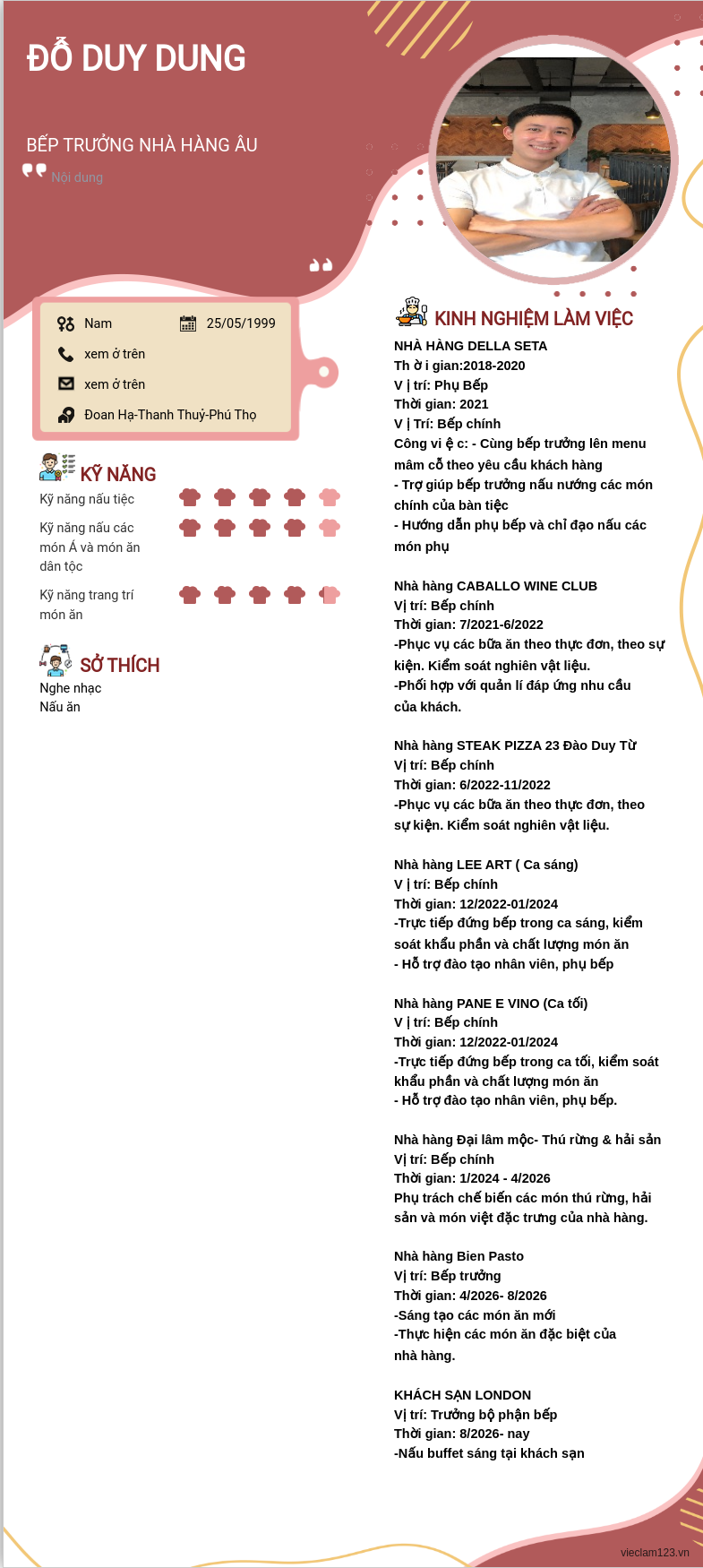 ảnh cv