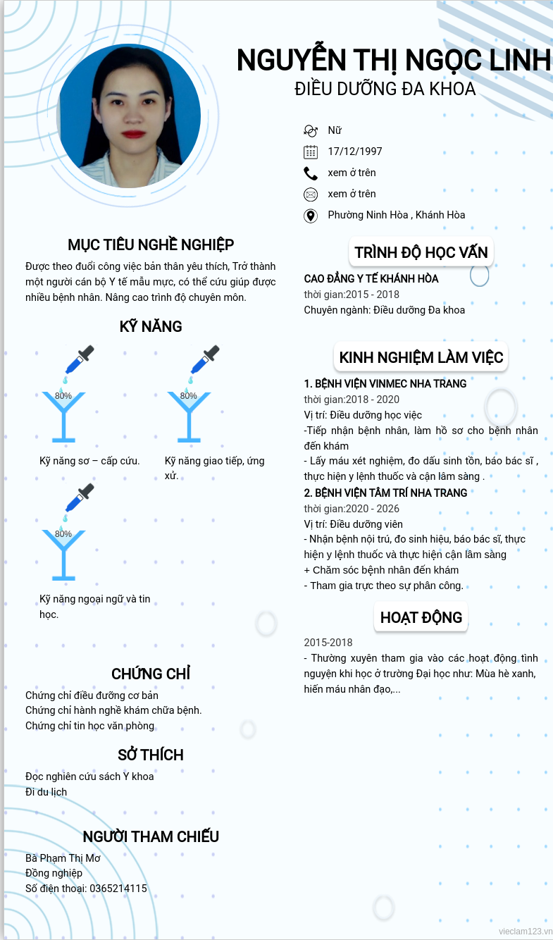 ảnh cv