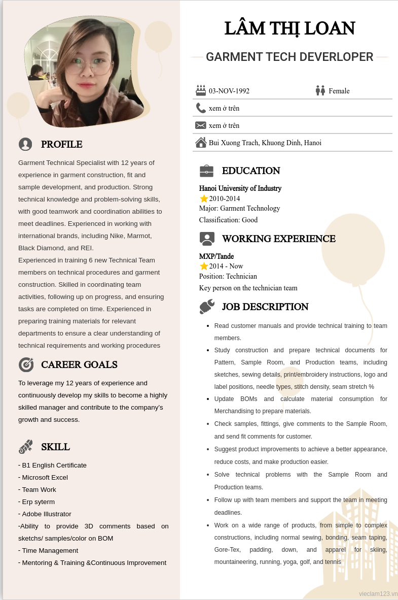 ảnh cv