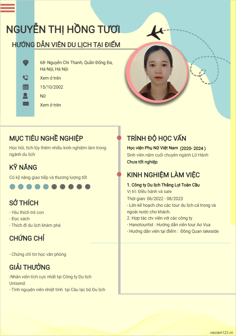 ảnh cv